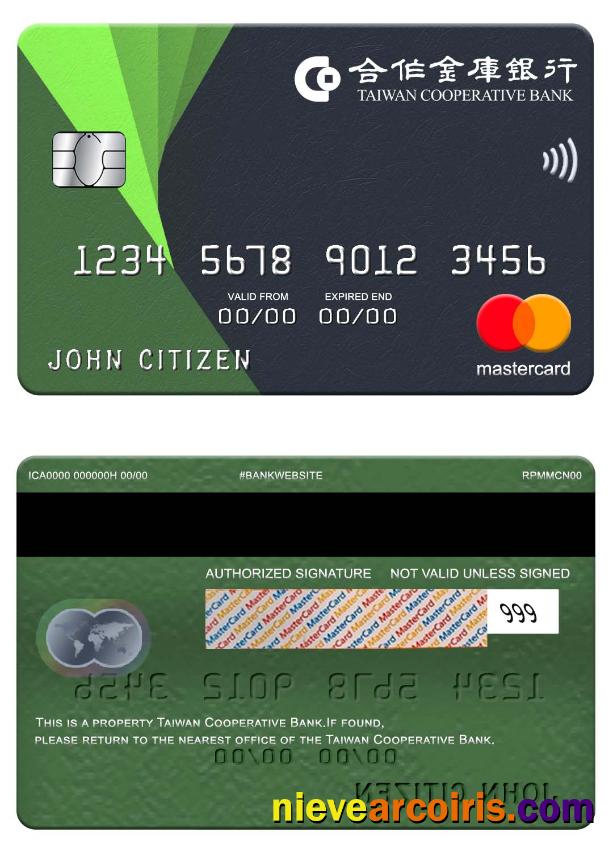 Taiwan Cooperative Bank mastercard